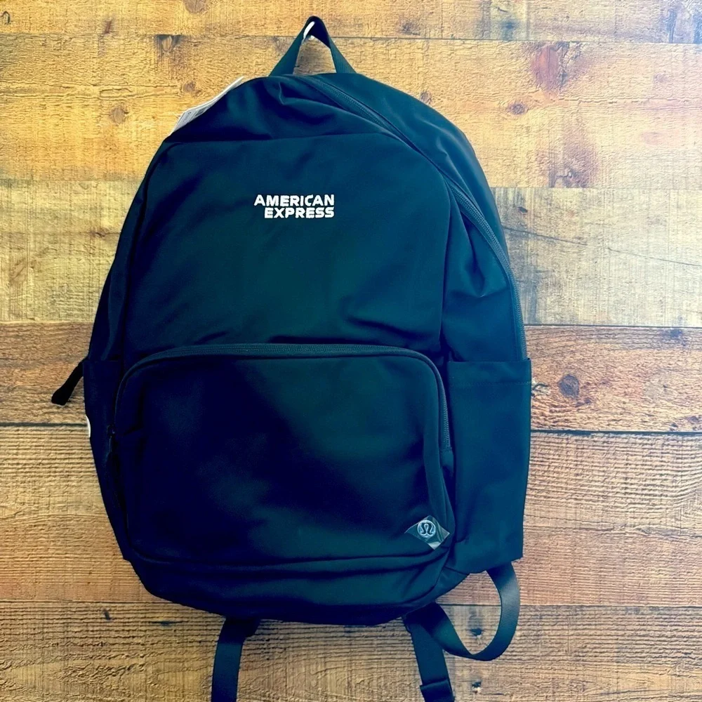 NWT Lululemon The Everywhere Backpack W Embroidered American Express 1850